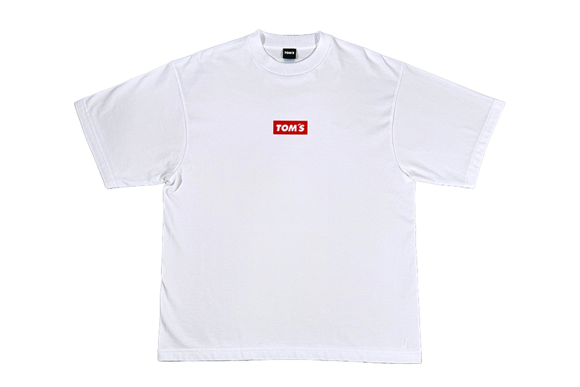 TOM S Racing Box Logo T Shirt Red and Black Option