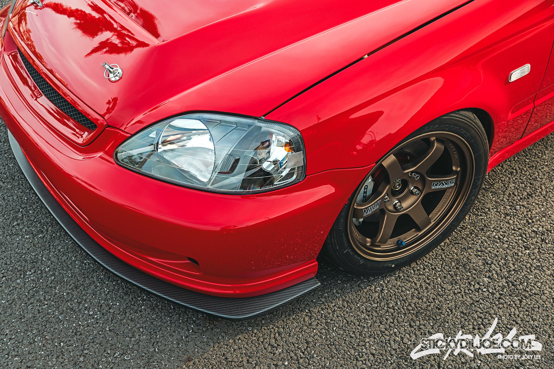 EXCEED Japan - Front Lip Spoiler V2 - Honda Civic EK (1998~1999)