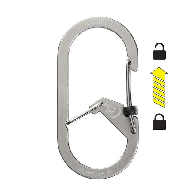 TOM'S Racing - NITEIZE x TOM'S G-Series Slidelock Dual Chamber Carabiner - 0