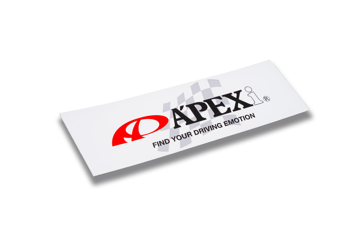 A'PEXi - Bumper Stickers - A'PEXi Logo Checkered Flag | APEXi USA